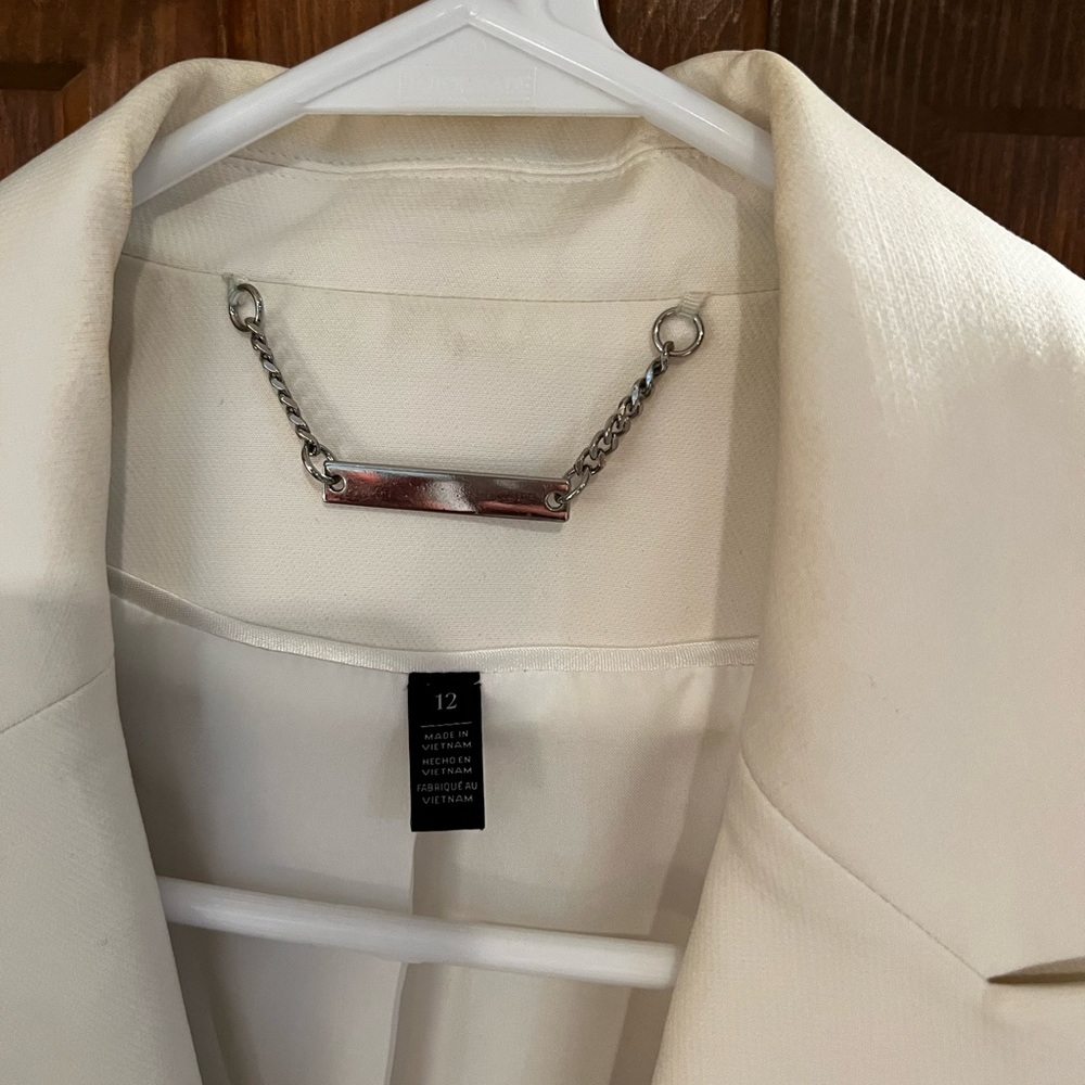 White blazer